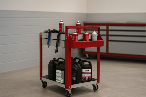 Chariot d'atelier mécanique